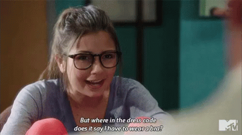 Where In The Dress Code GIF