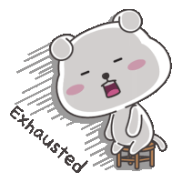 White Dog Sticker
