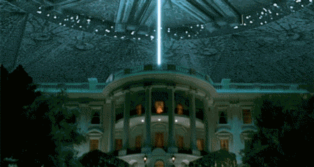 White House Explode GIF