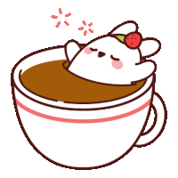 White Rabbit Sticker