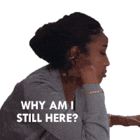 Why Am In Still Here Aby Sticker