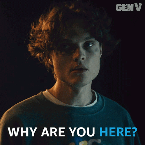 Why Are You Here Sam GIF