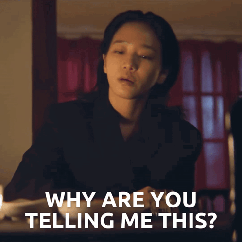 Why Are You Telling Me This Shin Jae Yi GIF