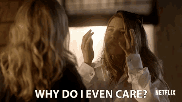 Why Do I Even Care Lauren German GIF