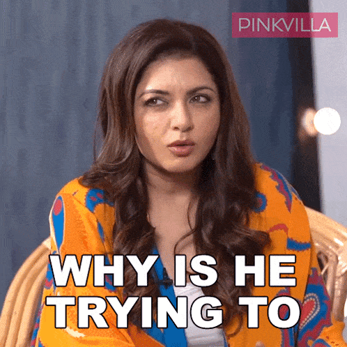Why Is He Trying To Flirt With Me Bhagyashree GIF