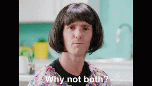 Why Not Both Linus Both GIF