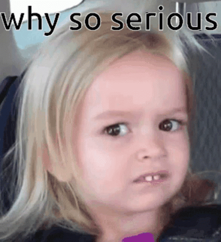 Why So Serious GIF