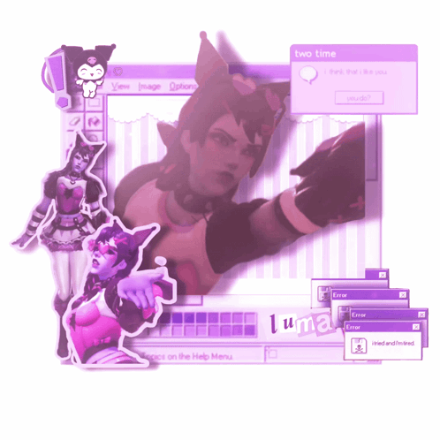 Widowmaker Kuromi Widowmaker GIF