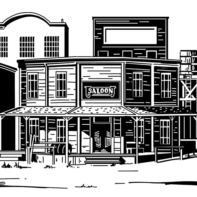 Wild West Saloon GIF