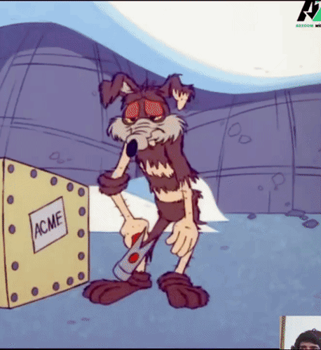 Wile E Coyote Beep Beep GIF