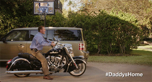 Will Ferrell Motorcycle GIF