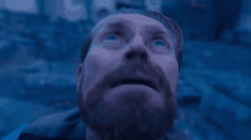 Willem Dafoe Looking Up GIF