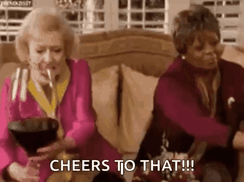 Wine Glass Cheers GIF