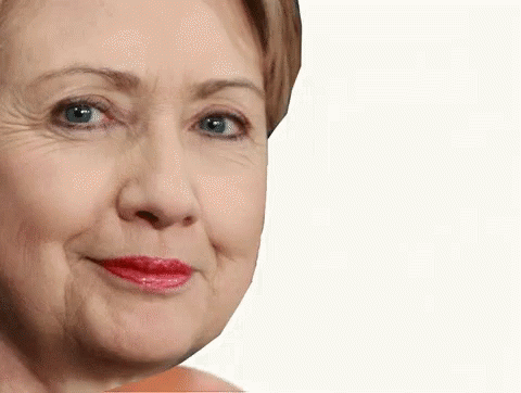 Wink Hillary GIF