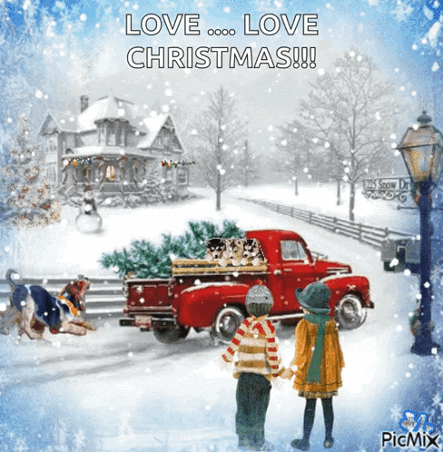 Winter Days Snowing GIF