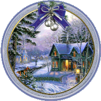 Winter Wonderland White Christmas Sticker