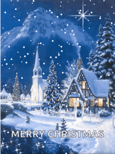Winters Night Winter GIF