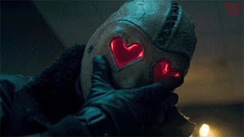 Wipes Face Heart Eyes Killer GIF