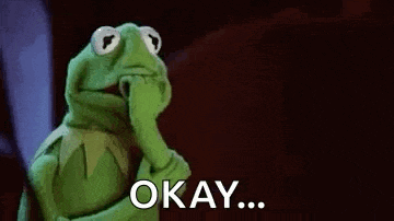 Worried Kermit GIF