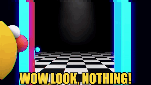 Wow Look Nothing Yellow Guy GIF