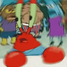 Wow Mr Krabs GIF