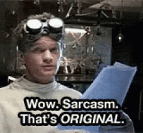 Wow Sarcasm GIF