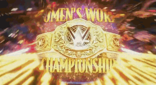 Wwe Women'S World Championship Animated Match Graphic GIF