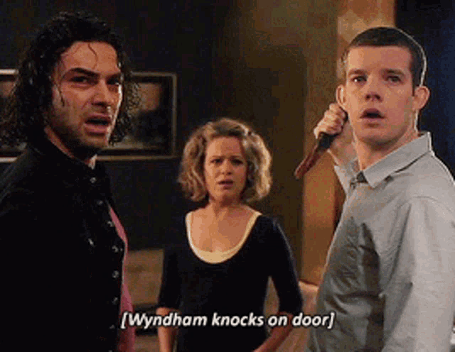 Wyndham Knocking On The Door George Sands GIF