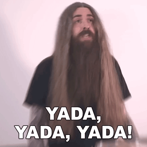 Yada Yada Yada 66samus GIF