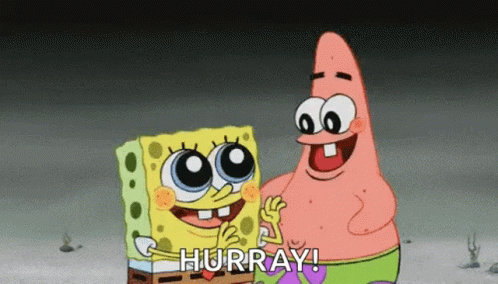 Yay Sponge Bob GIF