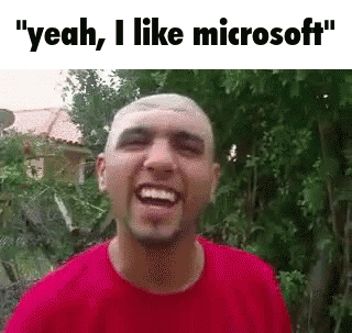 Yeah I Like Microsoft Microsoft Sucks GIF