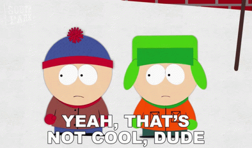 Yeah Thats Not Cool Dude Kyle Broflovski GIF