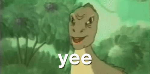 Yee Yeedinasour GIF