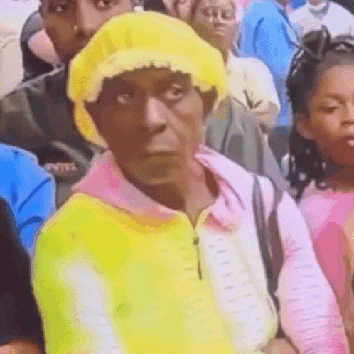 Yellow Bonnet Mm Hmm GIF