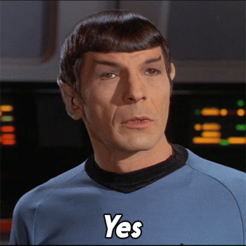 Yes Mr Spock GIF