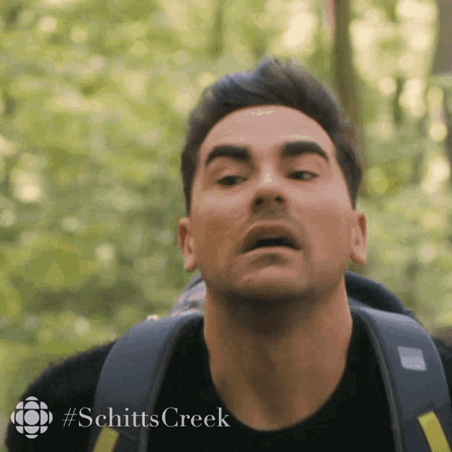 Yikes Dan Levy GIF