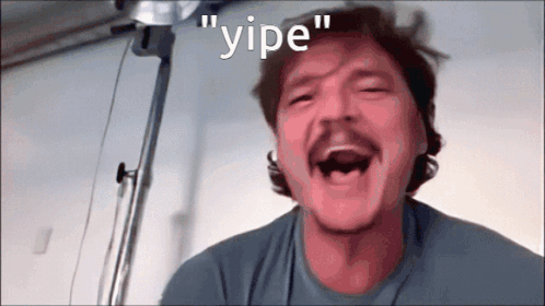 Yipe Smile But Cry GIF
