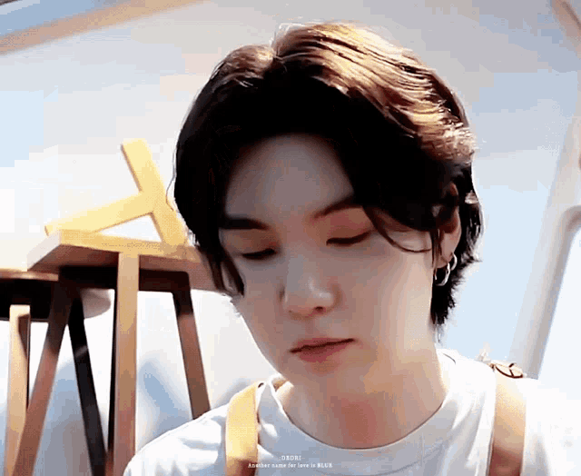 Yoongi Hair Suga Hair GIF