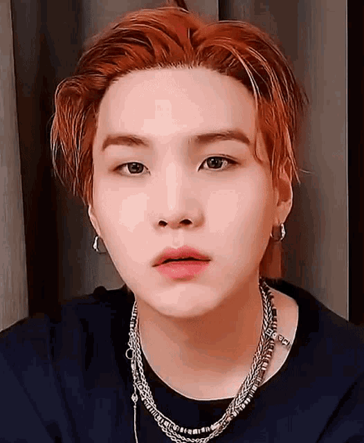 Yoongi Red Hair Suga Red Hair GIF
