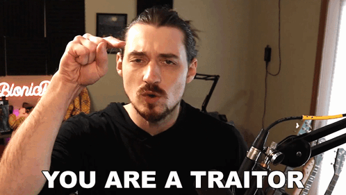 You Are A Traitor Bionicpig GIF