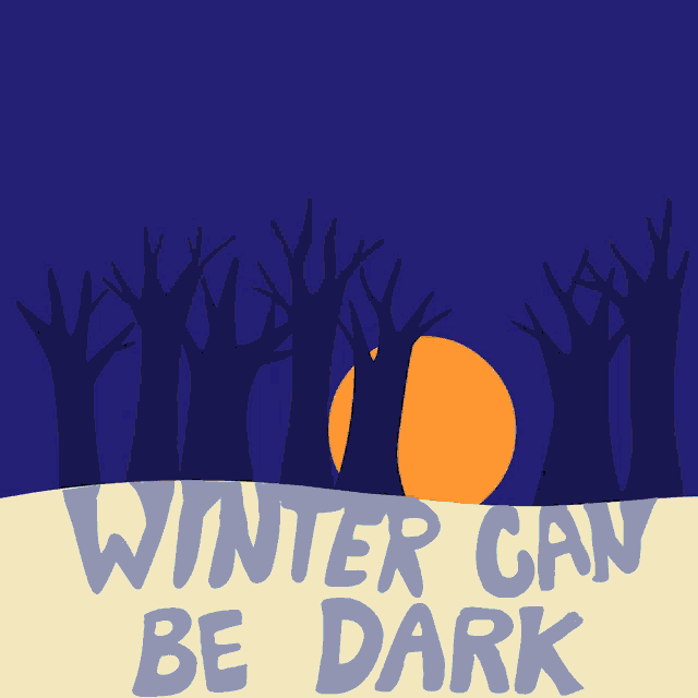 You Are Not Alone Winter Time GIF