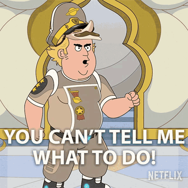 You Cant Tell Me What To Do Fichael GIF