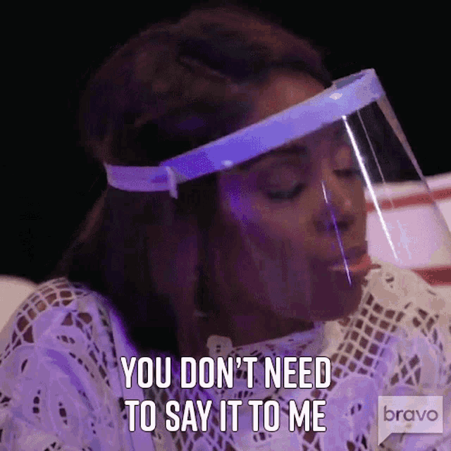 You Dont Need To Say It To Me Simone Whitmore GIF