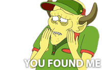 You Found Me Bazarack Sticker