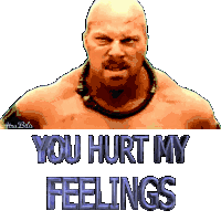 You Hurt My Feelings Angry Sticker