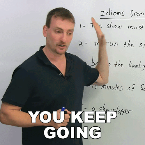 You Keep Going Adam GIF