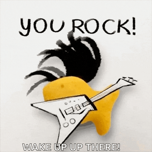 You Rock Goldfish GIF