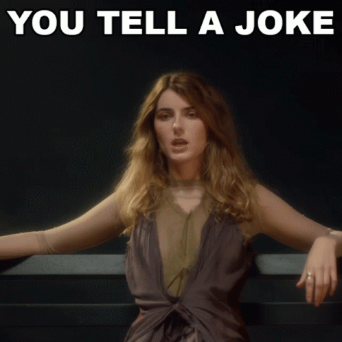 You Tell A Joke I Fake A Laugh Bülow GIF