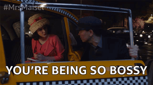 Youre Being So Bossy Miriam Midge Maisel GIF
