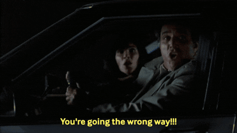 You'Re Going The Wrong Way Planes Trains And Automobiles GIF